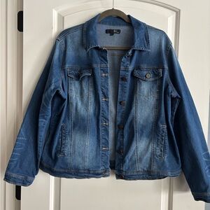 1822 Denim Faded Blue Jean Jacket